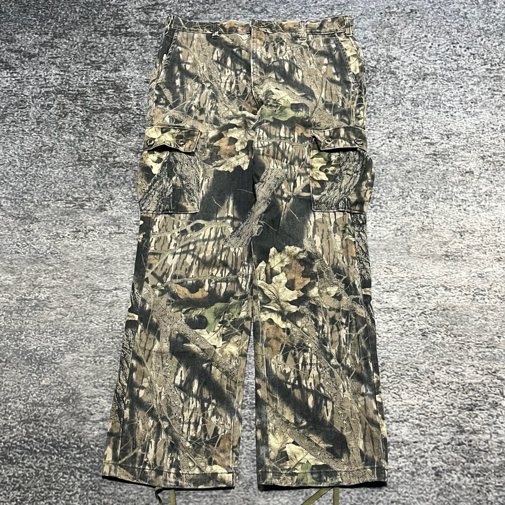 Vintage 90s Camo Cargo Pants Mens 38x32 Huntingโ Camouflage Outdoor Made In USA